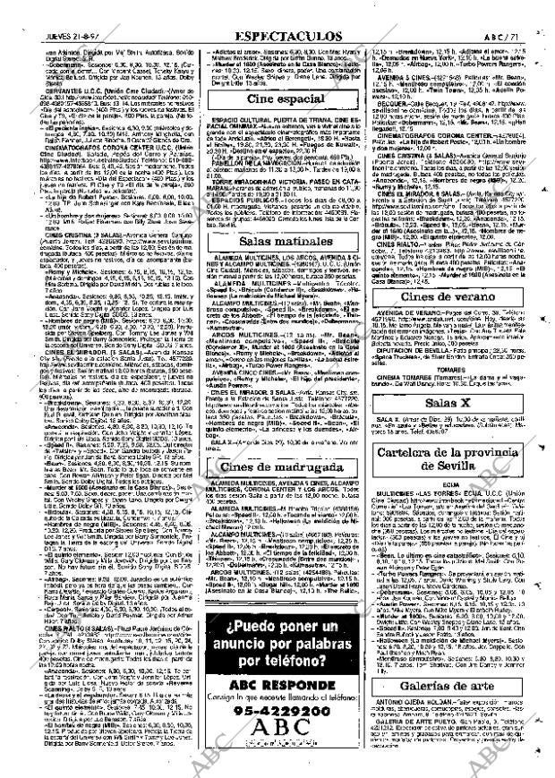 ABC SEVILLA 21-08-1997 página 71