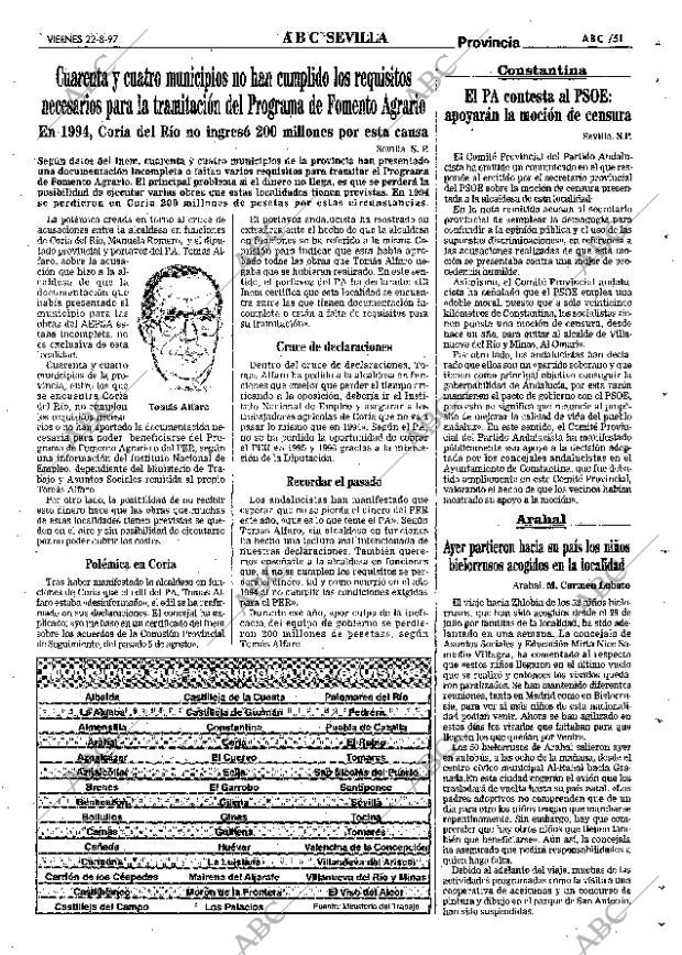 ABC SEVILLA 22-08-1997 página 51