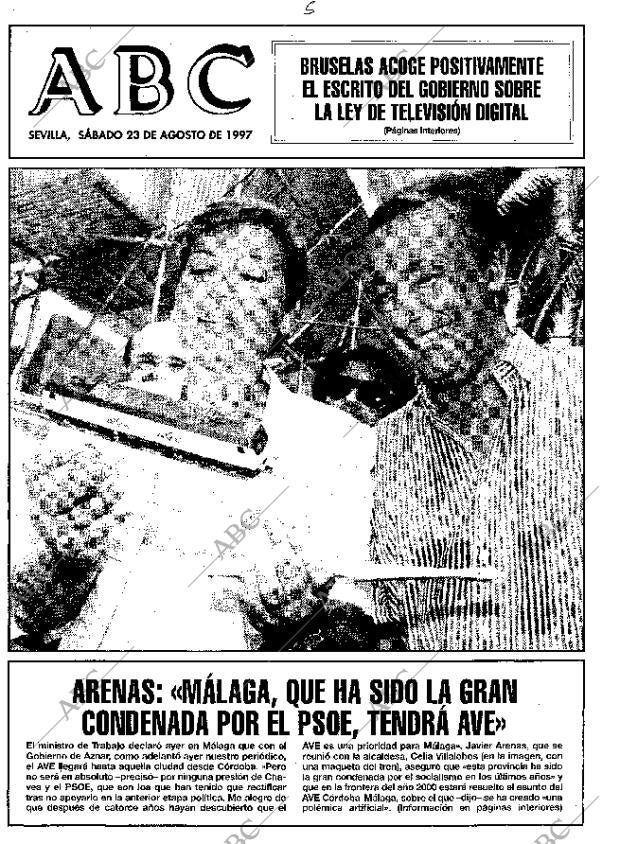 ABC SEVILLA 23-08-1997 página 1
