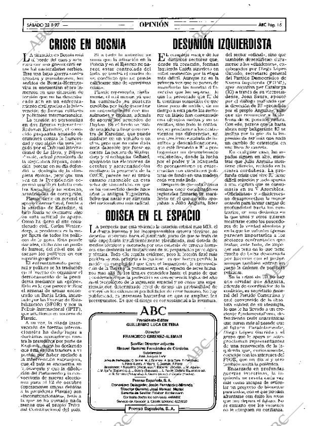 ABC SEVILLA 23-08-1997 página 15