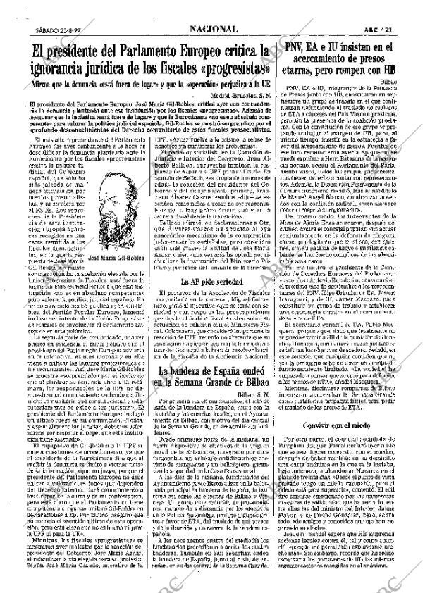 ABC SEVILLA 23-08-1997 página 23