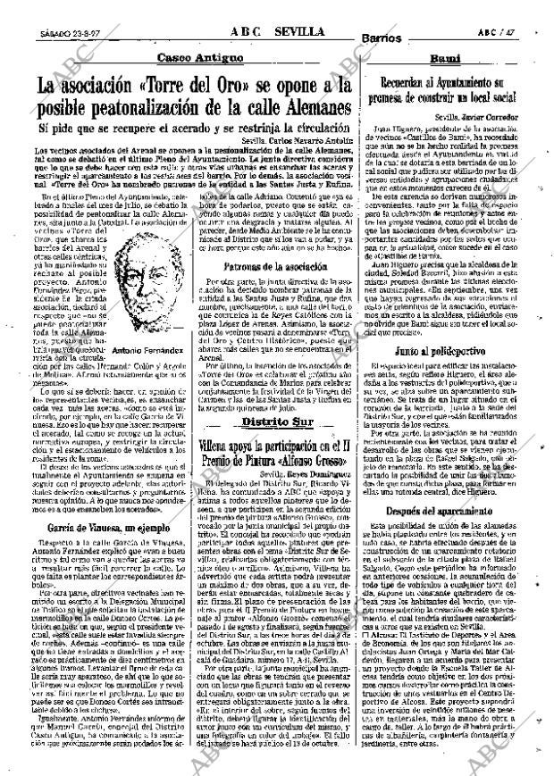 ABC SEVILLA 23-08-1997 página 47