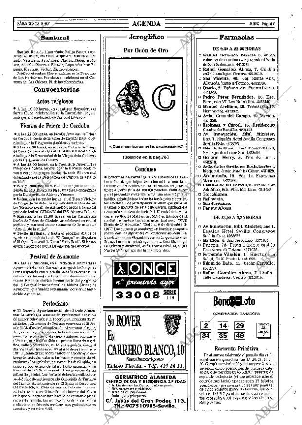 ABC SEVILLA 23-08-1997 página 49
