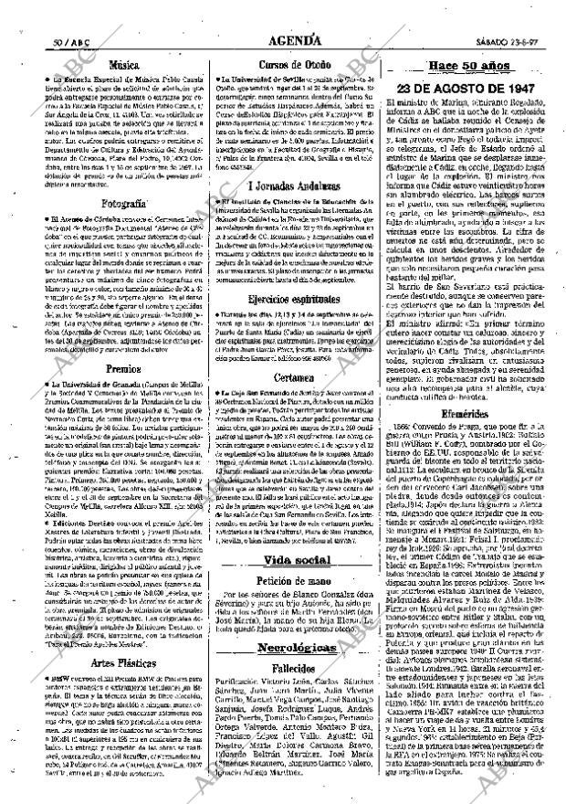 ABC SEVILLA 23-08-1997 página 50