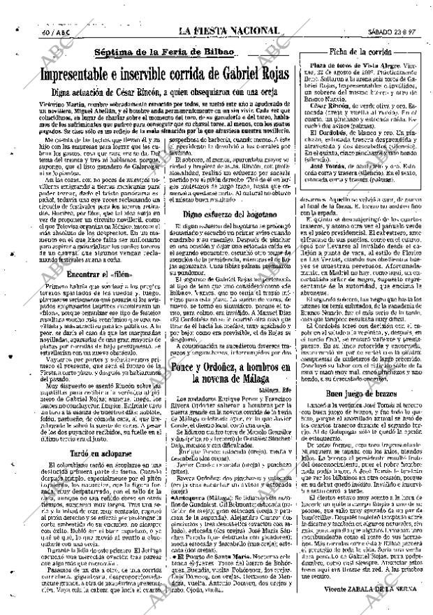 ABC SEVILLA 23-08-1997 página 60