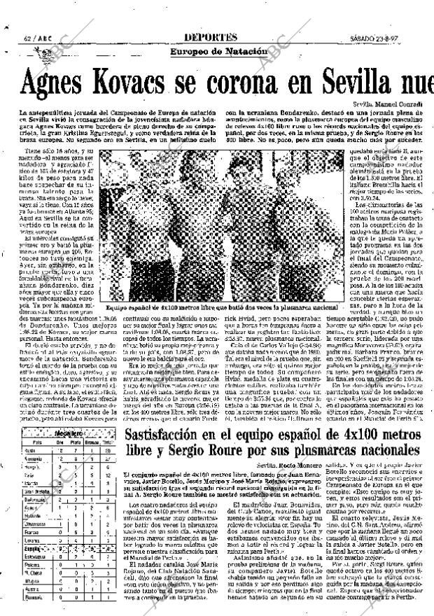ABC SEVILLA 23-08-1997 página 62