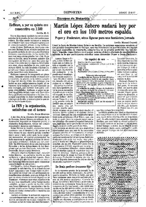 ABC SEVILLA 23-08-1997 página 64