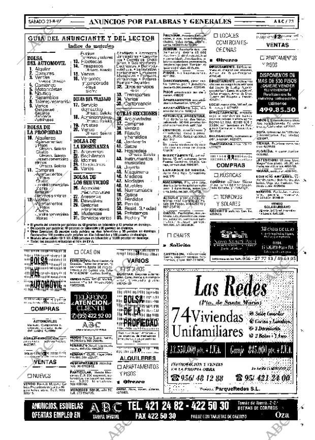 ABC SEVILLA 23-08-1997 página 73