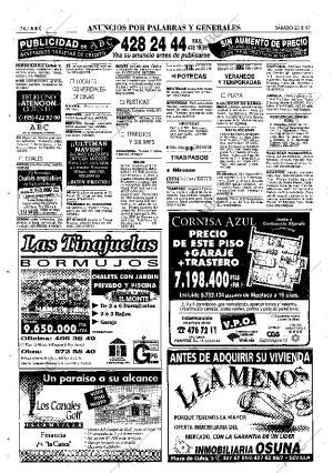 ABC SEVILLA 23-08-1997 página 74
