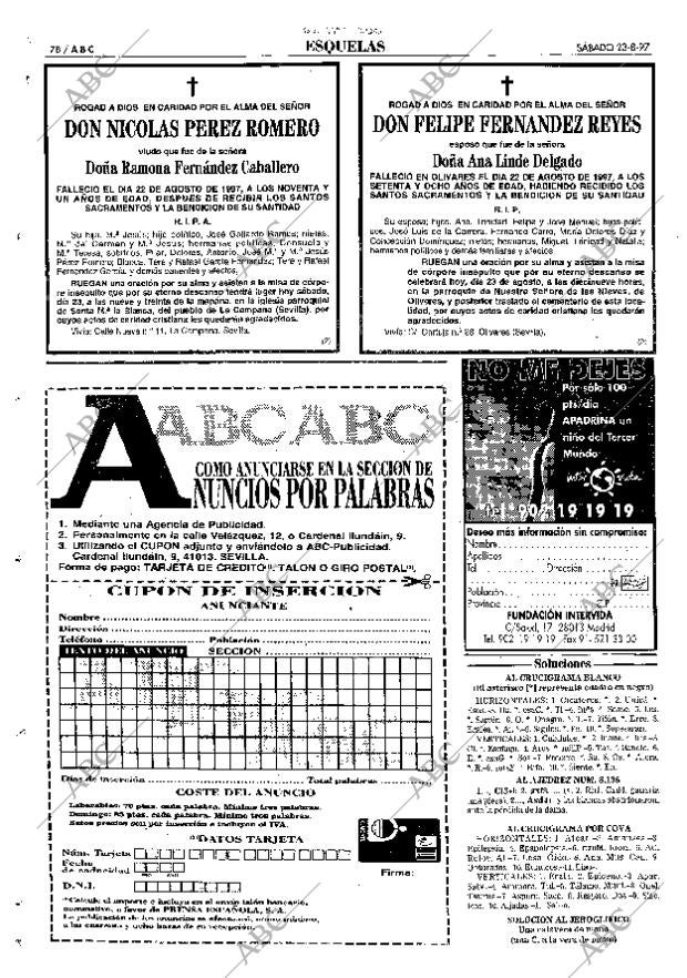 ABC SEVILLA 23-08-1997 página 78
