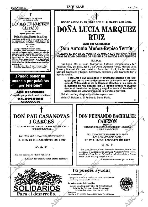 ABC SEVILLA 23-08-1997 página 79
