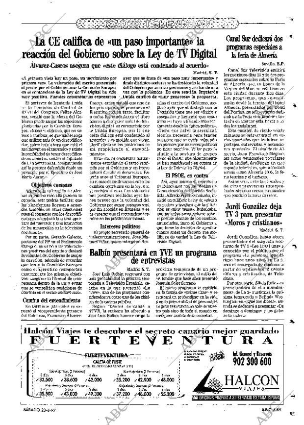 ABC SEVILLA 23-08-1997 página 85