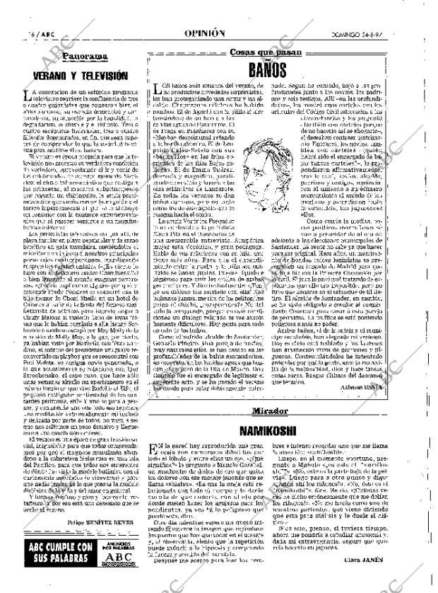 ABC MADRID 24-08-1997 página 16