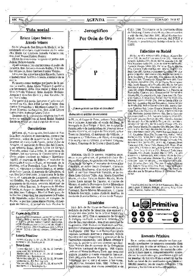 ABC MADRID 24-08-1997 página 60