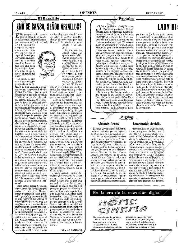 ABC MADRID 25-08-1997 página 16