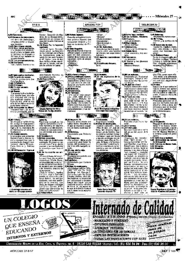 ABC MADRID 27-08-1997 página 103