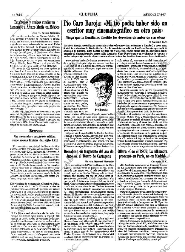 ABC MADRID 27-08-1997 página 44