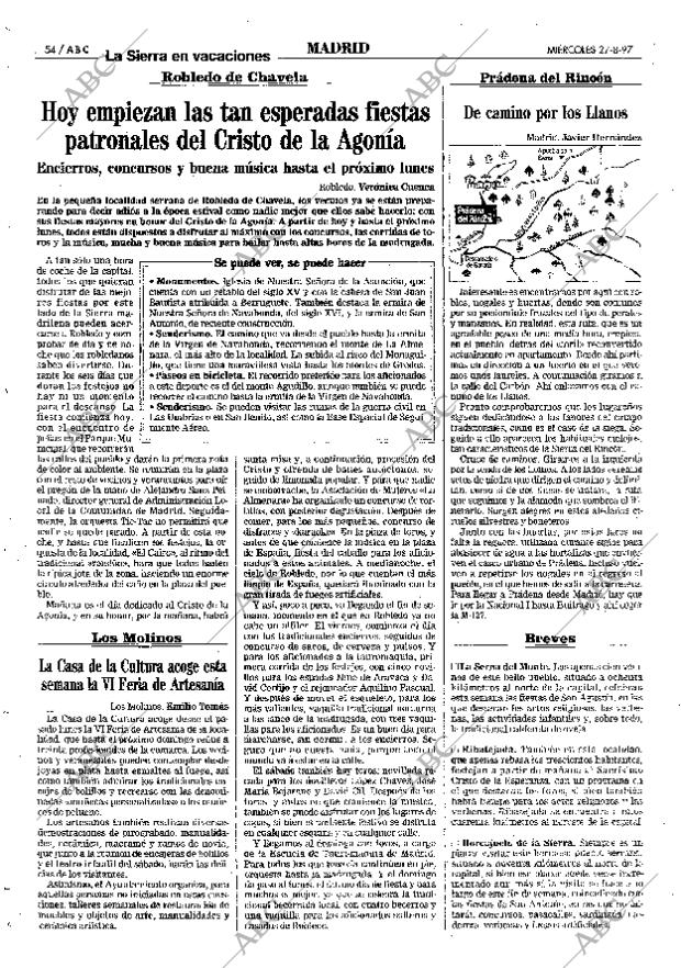 ABC MADRID 27-08-1997 página 54