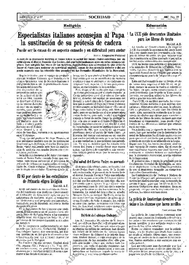 ABC MADRID 27-08-1997 página 59