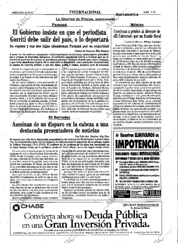 ABC SEVILLA 27-08-1997 página 25