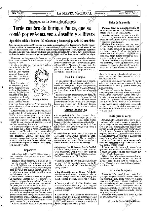 ABC SEVILLA 27-08-1997 página 62