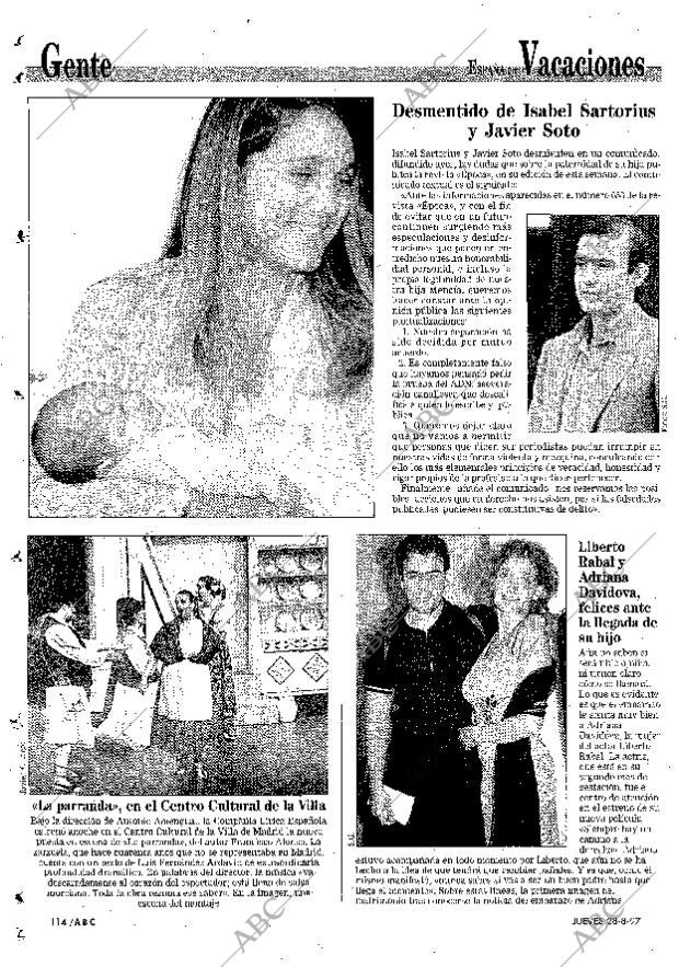 ABC MADRID 28-08-1997 página 114