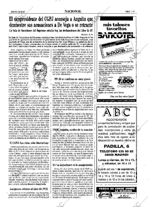 ABC MADRID 28-08-1997 página 21