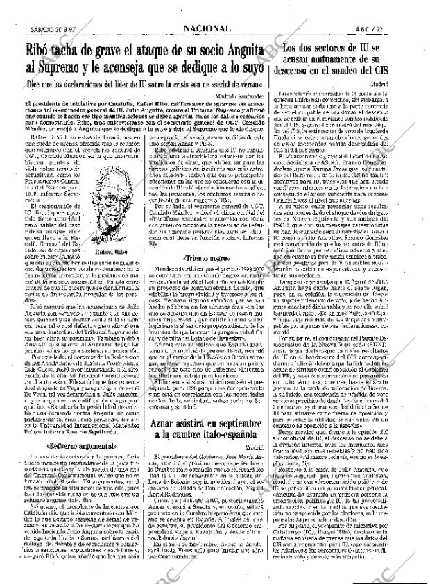 ABC MADRID 30-08-1997 página 23