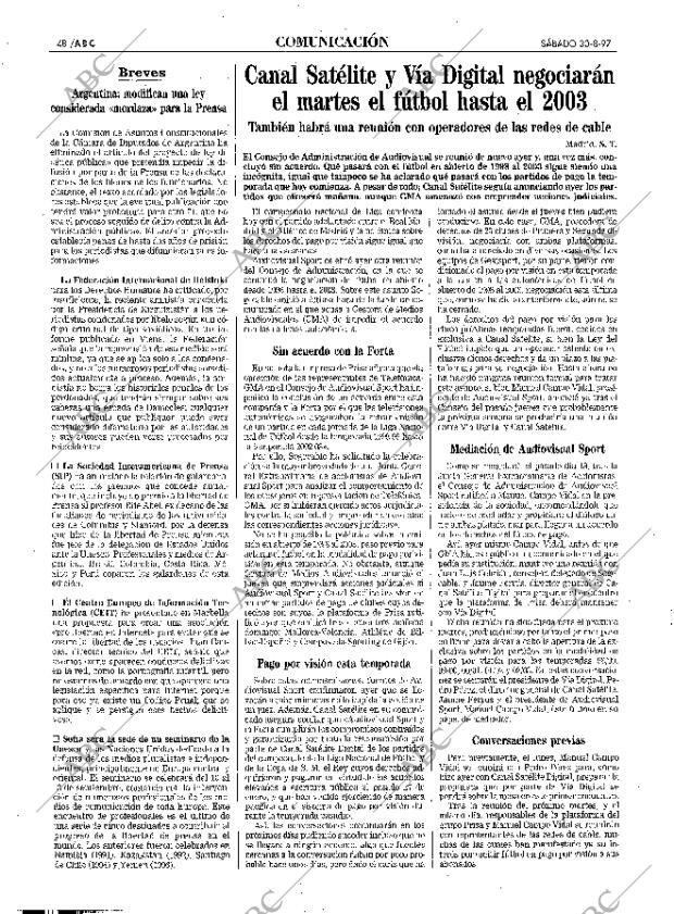 ABC MADRID 30-08-1997 página 48