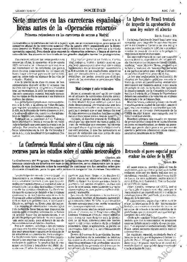 ABC MADRID 30-08-1997 página 63