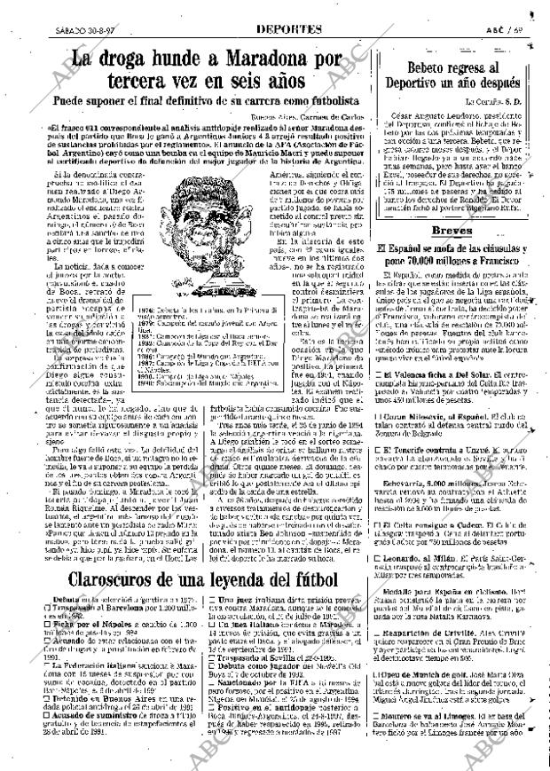 ABC MADRID 30-08-1997 página 69