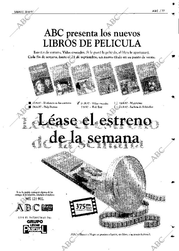 ABC MADRID 30-08-1997 página 77