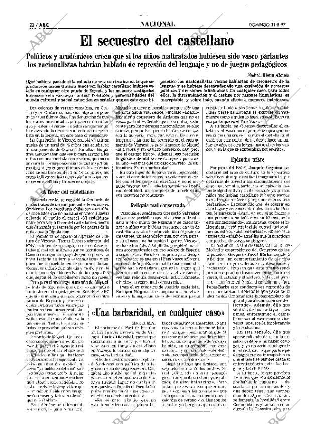 ABC SEVILLA 31-08-1997 página 22