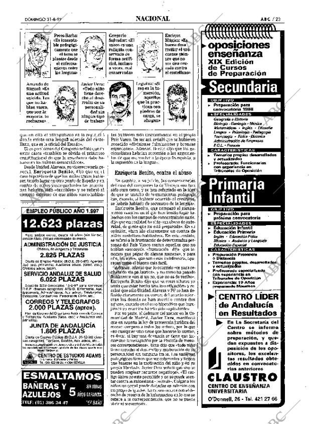 ABC SEVILLA 31-08-1997 página 23