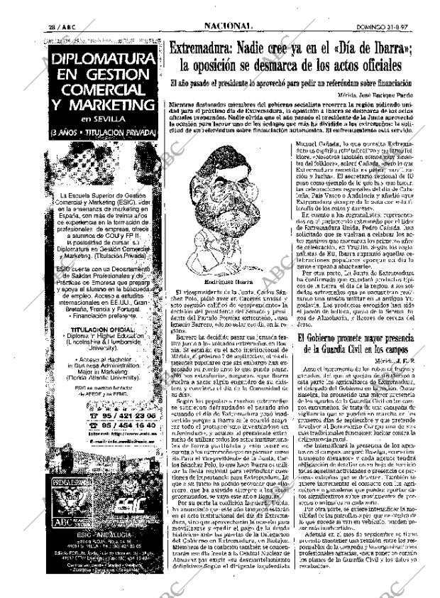 ABC SEVILLA 31-08-1997 página 28