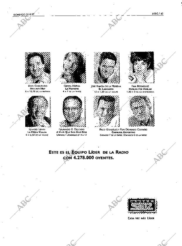 ABC SEVILLA 31-08-1997 página 45