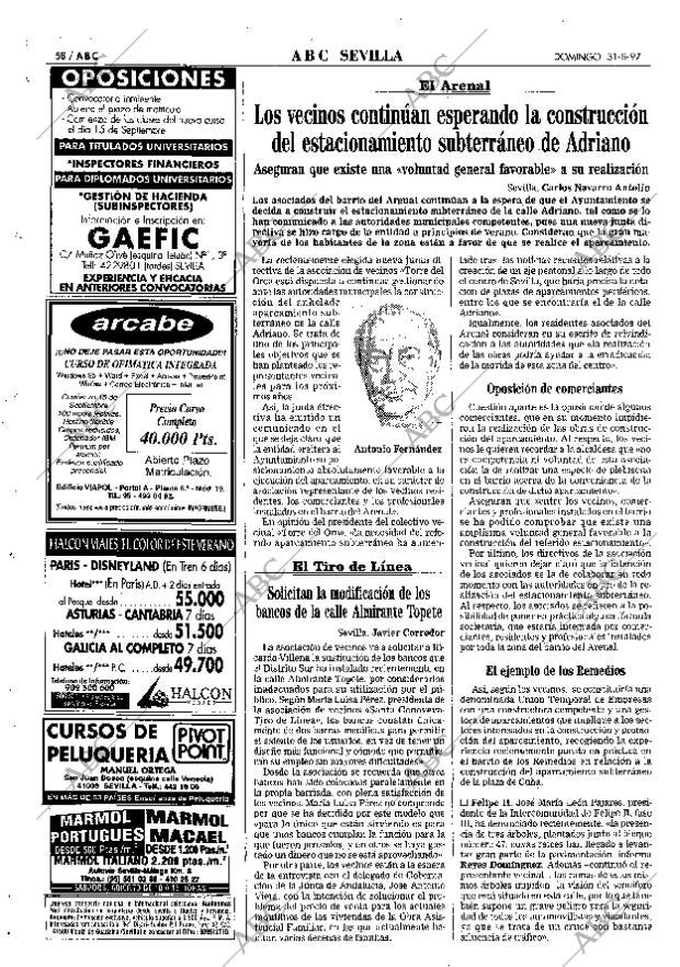 ABC SEVILLA 31-08-1997 página 58