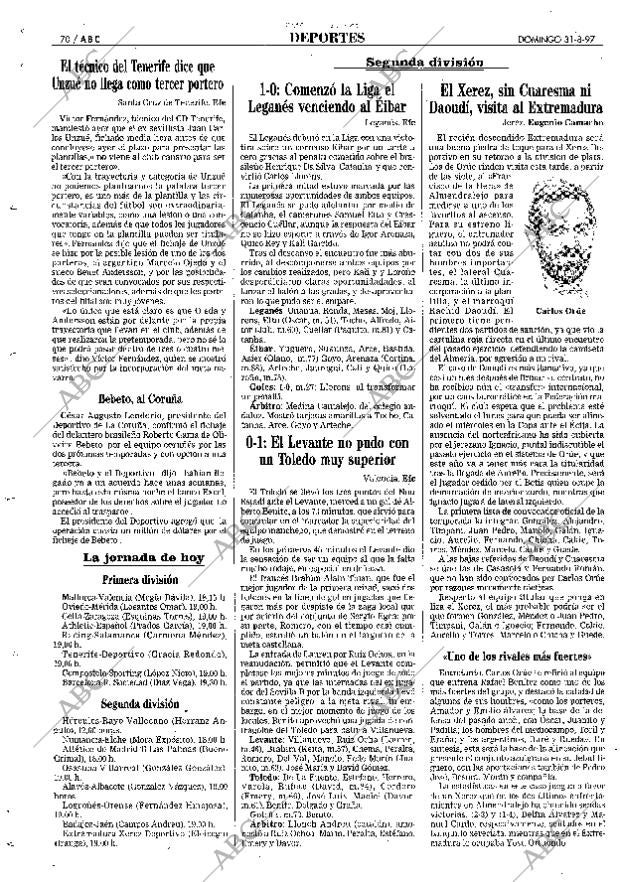 ABC SEVILLA 31-08-1997 página 70