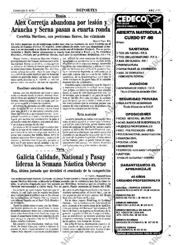 ABC SEVILLA 31-08-1997 página 73