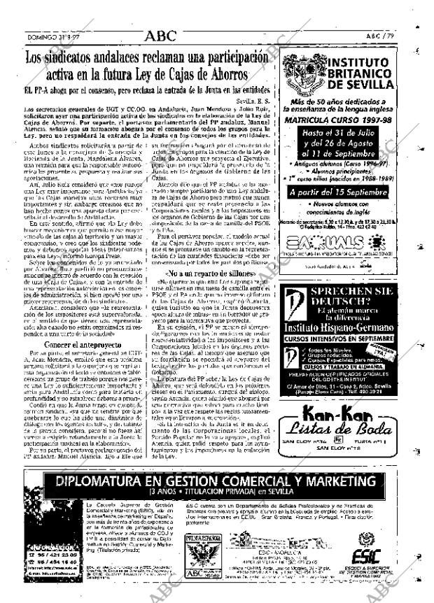 ABC SEVILLA 31-08-1997 página 79