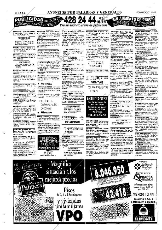 ABC SEVILLA 31-08-1997 página 90