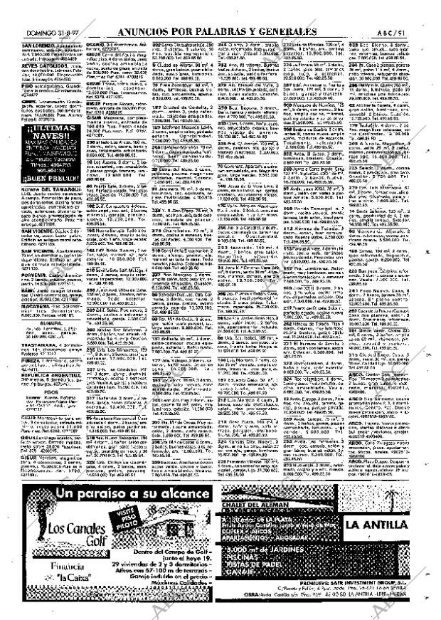 ABC SEVILLA 31-08-1997 página 91