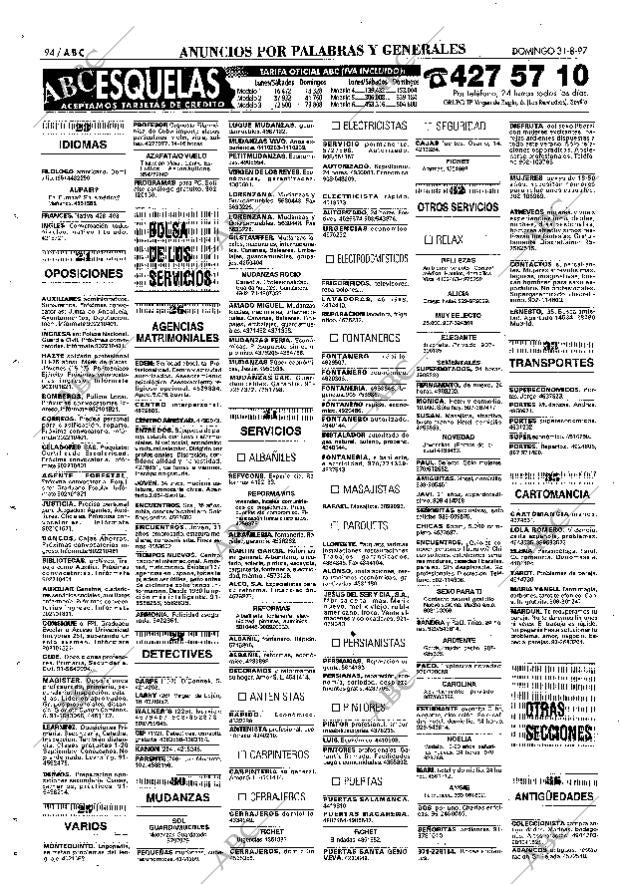 ABC SEVILLA 31-08-1997 página 94