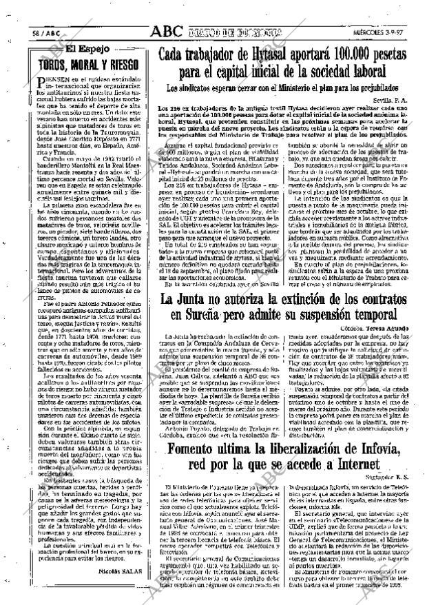 ABC SEVILLA 03-09-1997 página 58