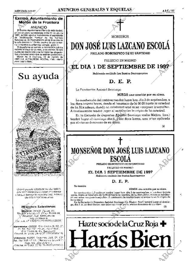 ABC SEVILLA 03-09-1997 página 85