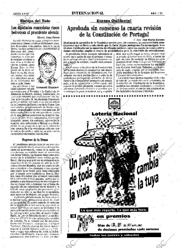 ABC MADRID 04-09-1997 página 33
