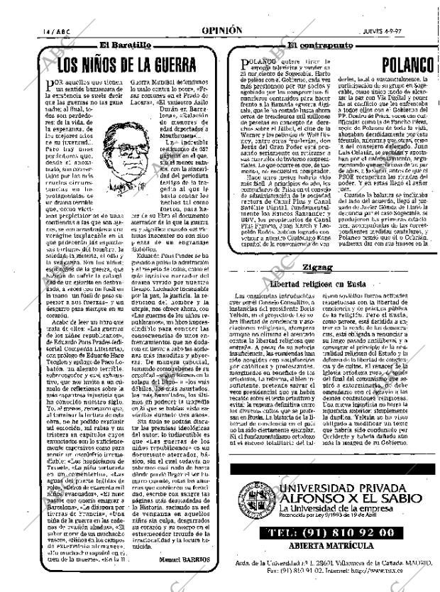 ABC SEVILLA 04-09-1997 página 14