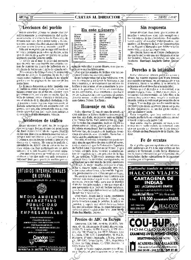 ABC MADRID 11-09-1997 página 22