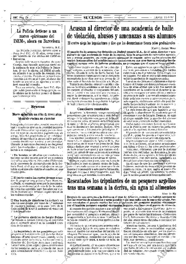 ABC MADRID 11-09-1997 página 74