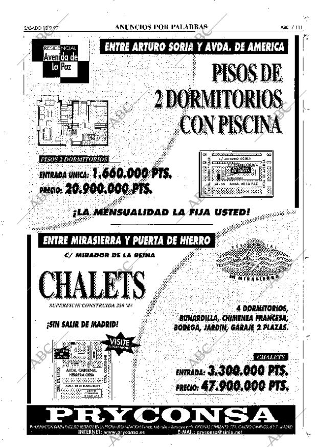 ABC MADRID 13-09-1997 página 111
